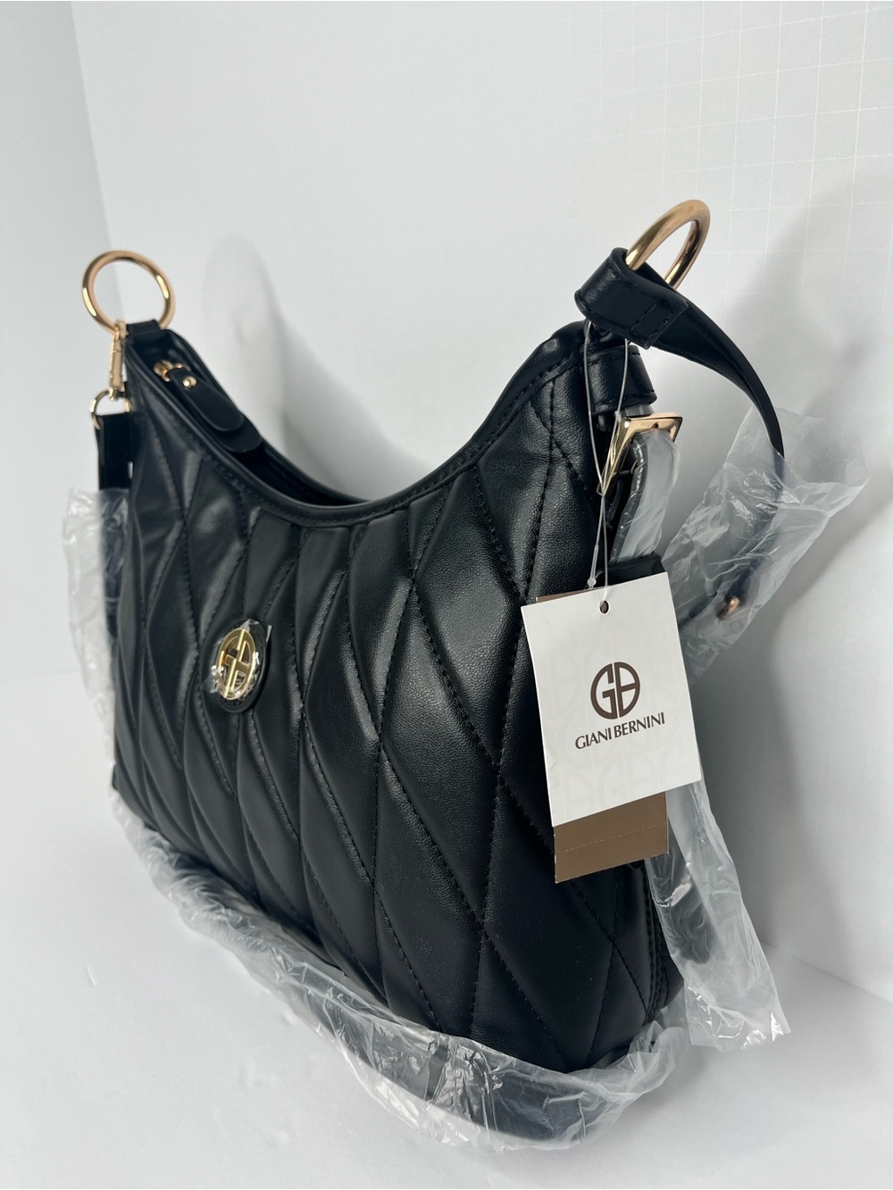 Giani Bernini Small Quilted Soft Shoulder Crossbody - Picture 5 of 14